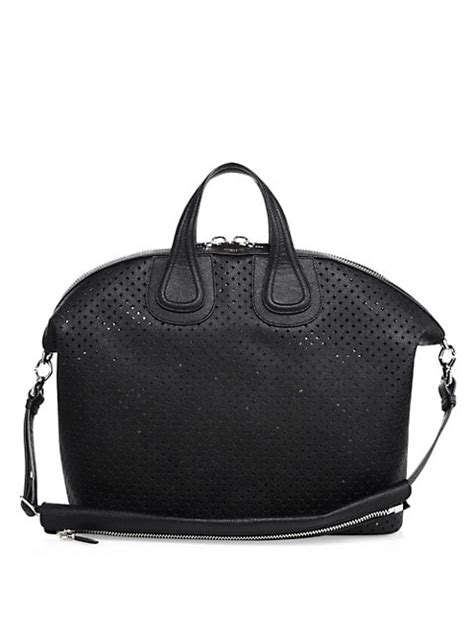 saks givenchy nightingale|Givenchy Nightingale Perforated Leather Bag .